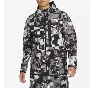 Nike Tech Digi Camo Hoodie Zip Up Jacket L Large
